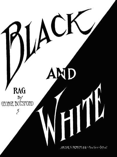 black and white rag