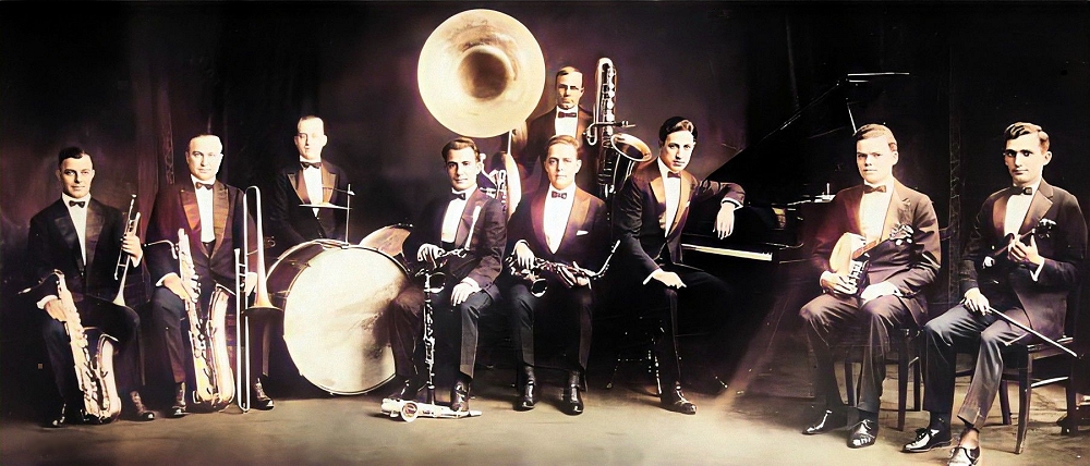 roy bargy and the benson orchestra in 1922