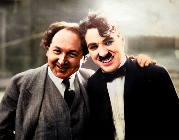 charlie with pianist leopold godowsky