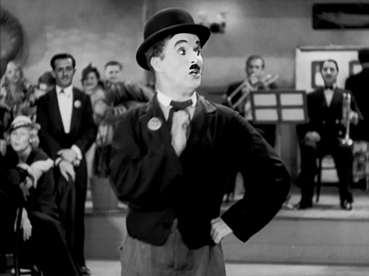 chaplin performing titina in modern times