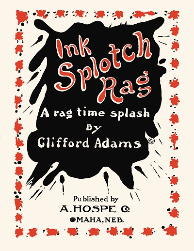 ink splotch rag cover