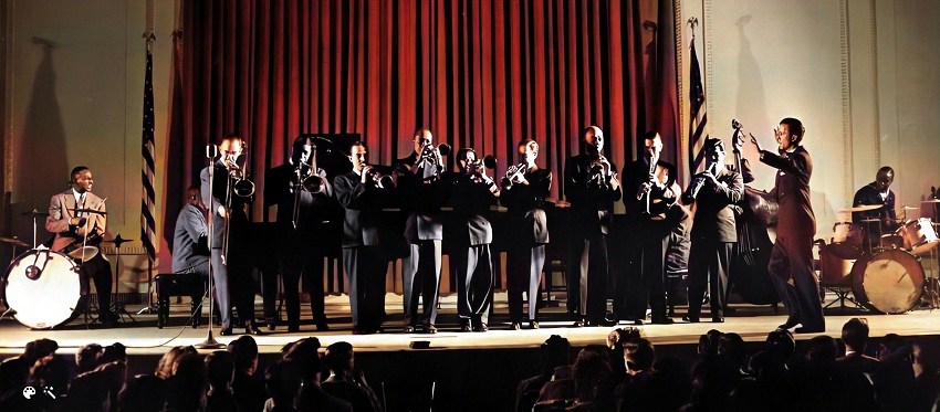 johnson with an all star band at town hall 1945