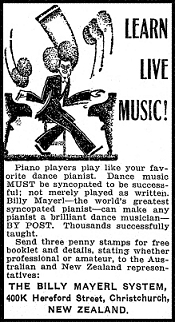 billy mayerl correspondence piano school advertisement