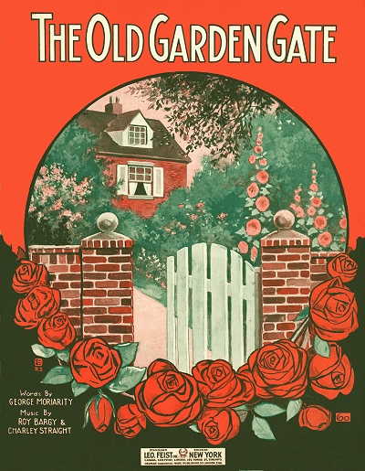 the old garden gate cover