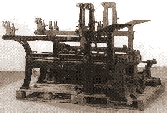 19th century lithography press