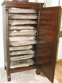 sheet music cabinet