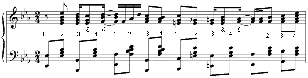 some syncopation