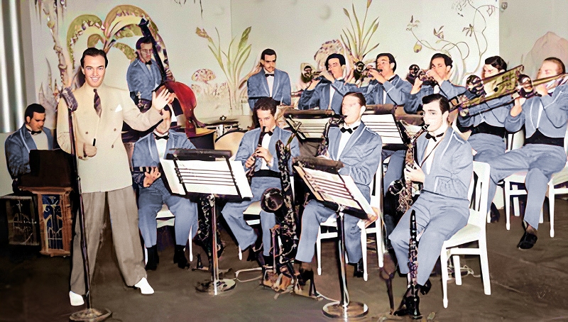 the hal kemp orchestra around 1940